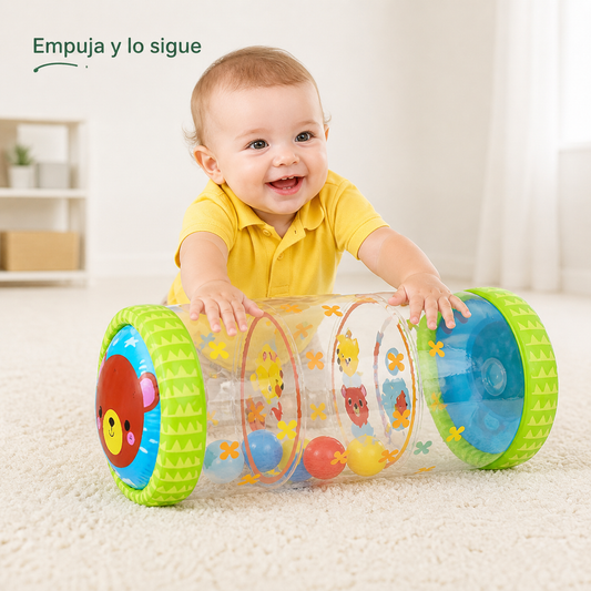 Rodillo de estimulación para gateo – movimiento activo para bebé